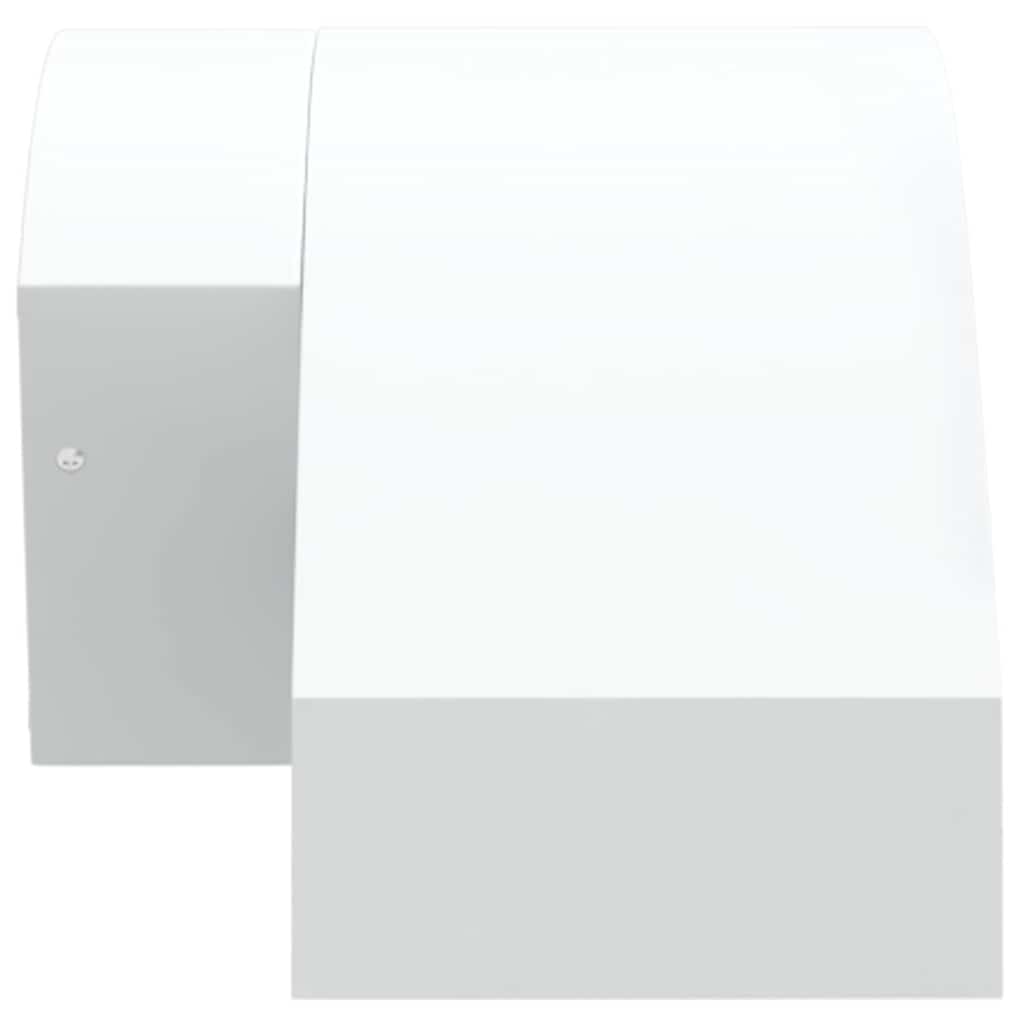 Outdoor LED Wall Lights with Sensors 2pcs White Die-cast Aluminium