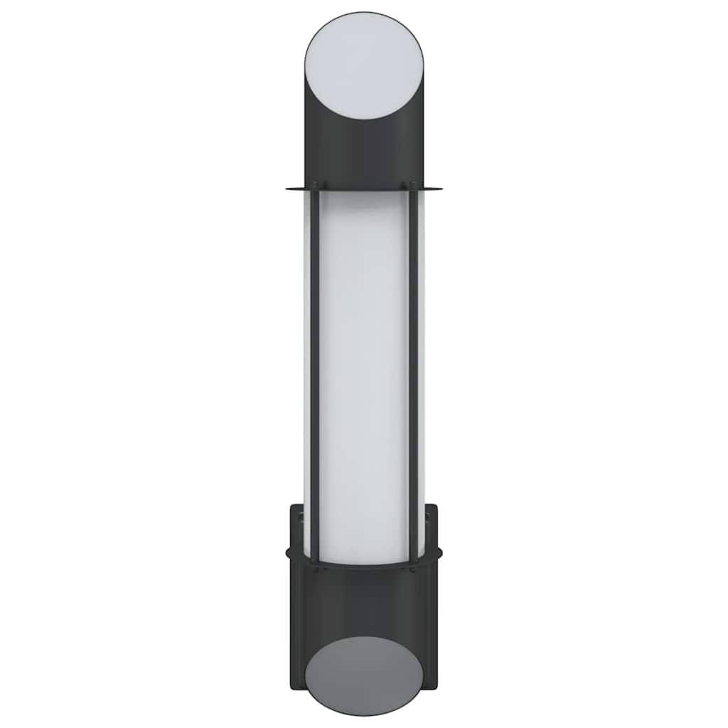 Outdoor Wall Lights 2pcs Black Stainless Steel