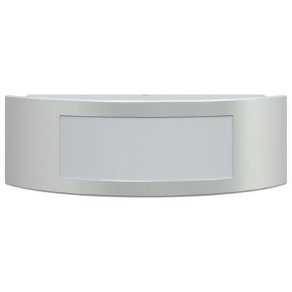 Outdoor Wall Lights 2pcs Silver Stainless Steel