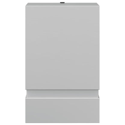 Outdoor Wall Light Silver Stainless Steel