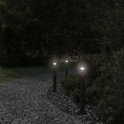 Outdoor Floor Lamp Black 60 cm Stainless Steel