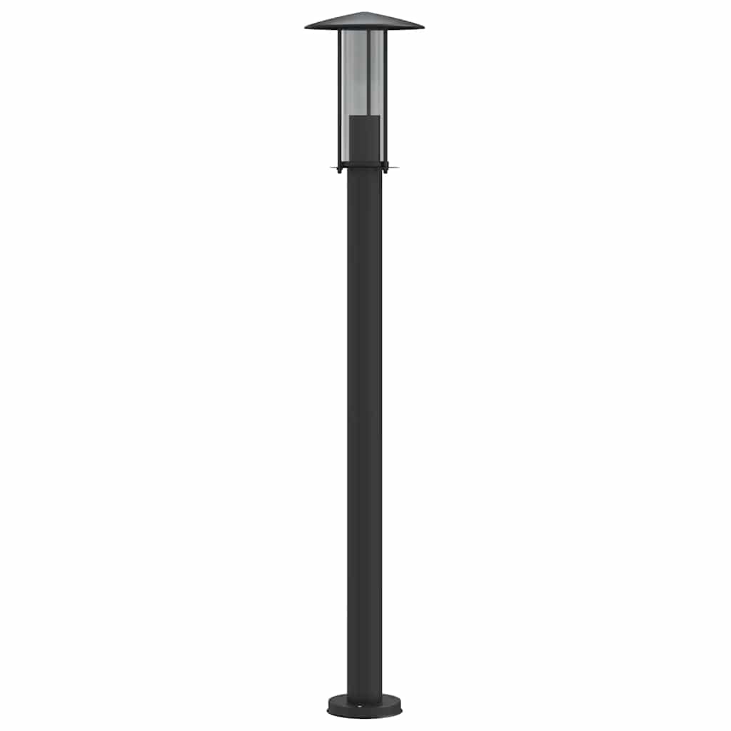 Outdoor Floor Lamp Black 100 cm Stainless Steel