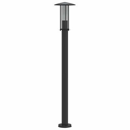 Outdoor Floor Lamp Black 100 cm Stainless Steel
