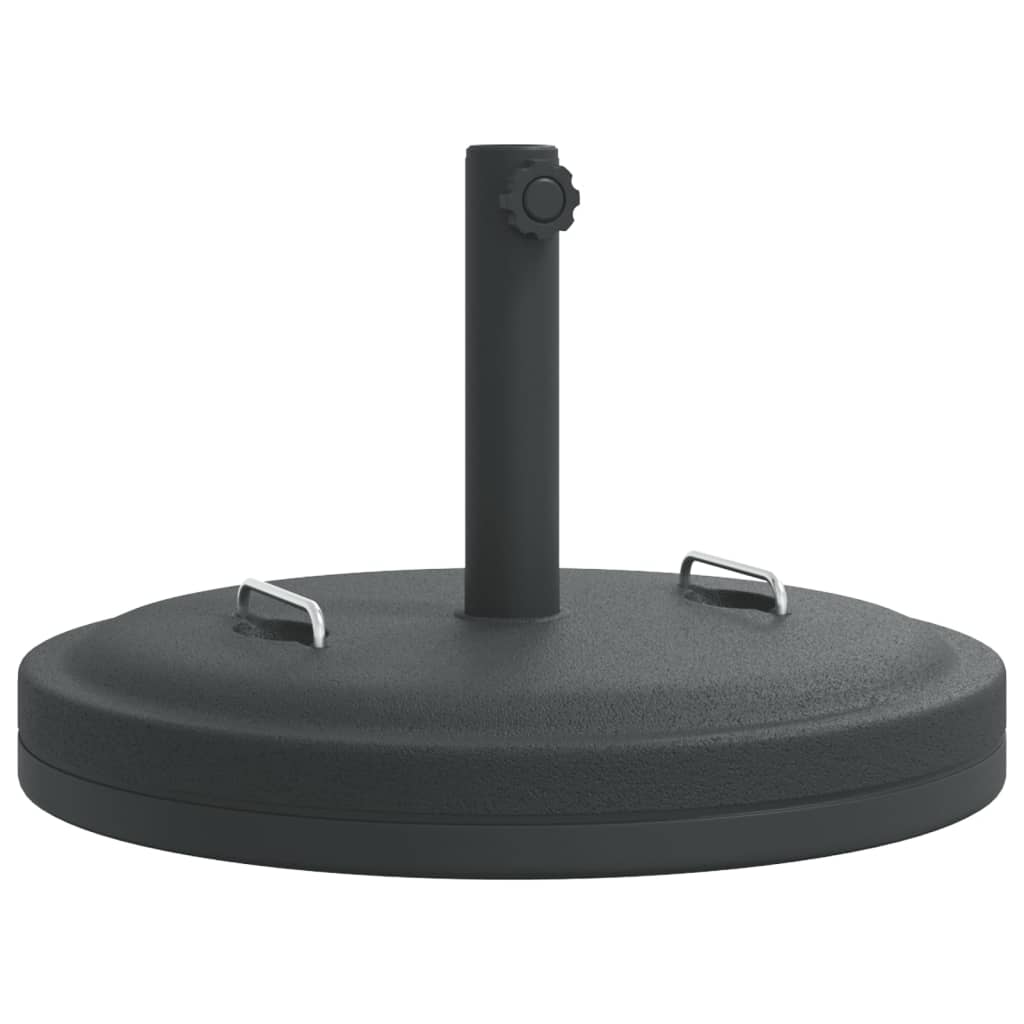 Parasol Base with Handles for Ø1.5"/1.9" Poles 55.1 lb Round