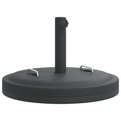 Parasol Base with Handles for Ø1.5"/1.9" Poles 55.1 lb Round