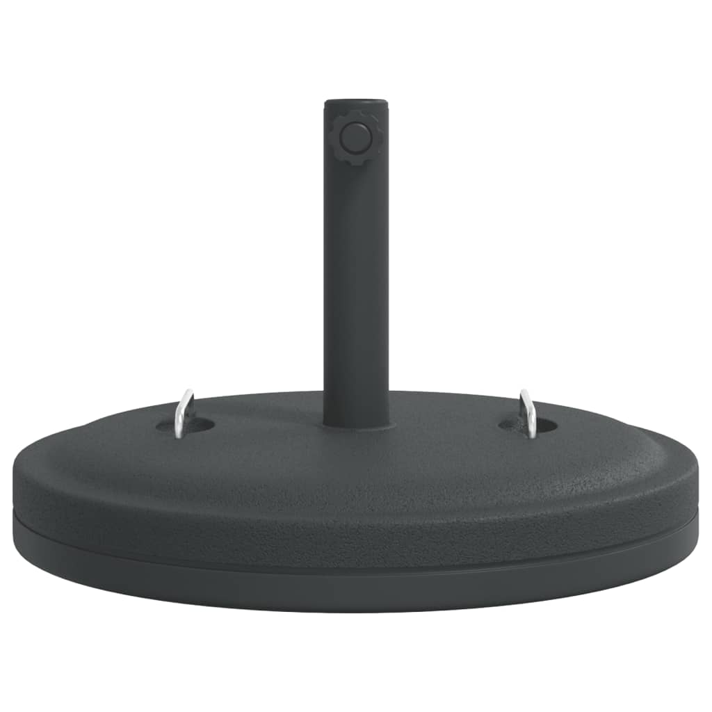 Parasol Base with Handles for Ø1.5"/1.9" Poles 55.1 lb Round