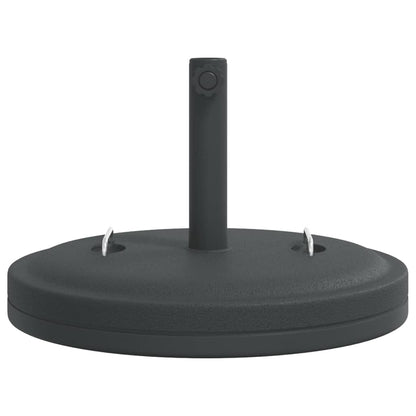 Parasol Base with Handles for Ø1.5"/1.9" Poles 55.1 lb Round