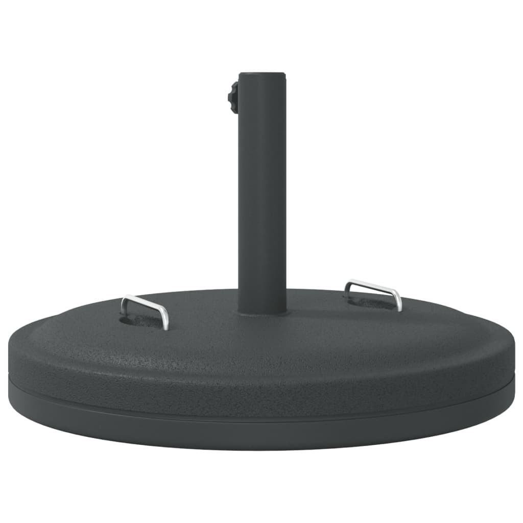 Parasol Base with Handles for Ø1.5"/1.9" Poles 55.1 lb Round