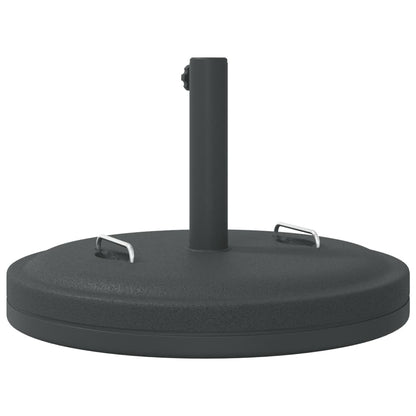 Parasol Base with Handles for Ø1.5"/1.9" Poles 55.1 lb Round