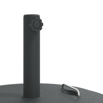 Parasol Base with Handles for Ø1.5"/1.9" Poles 55.1 lb Round