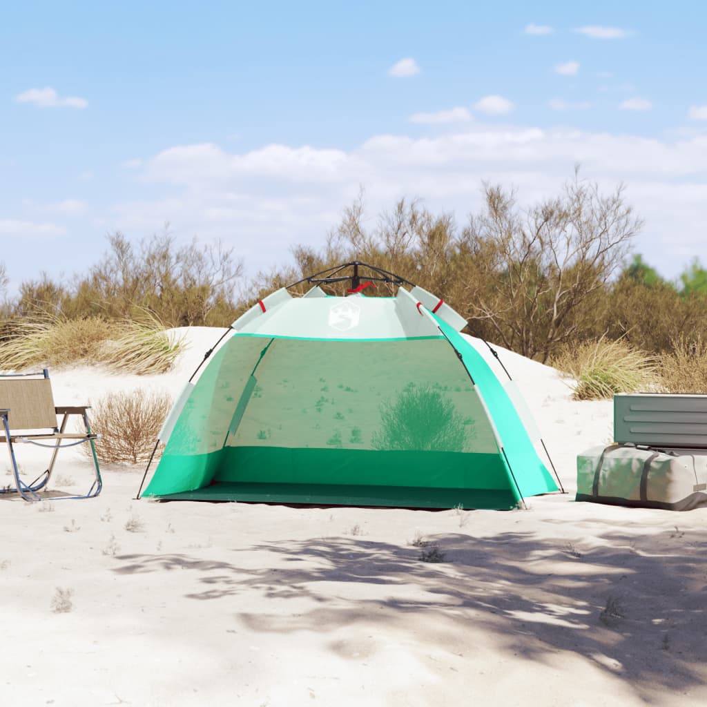 Beach Tent 2-Person Sea Green Quick Release Waterproof