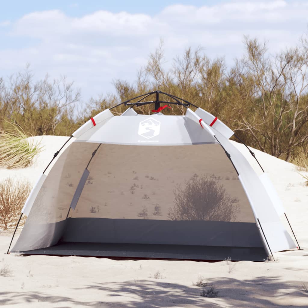 Beach Tent 2-Person Grey Quick Release Waterproof