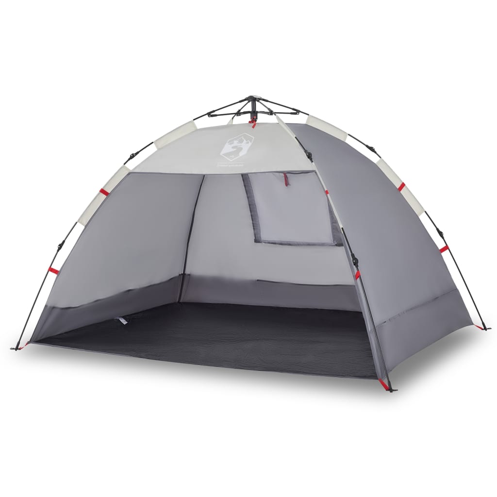 Beach Tent 2-Person Grey Quick Release Waterproof