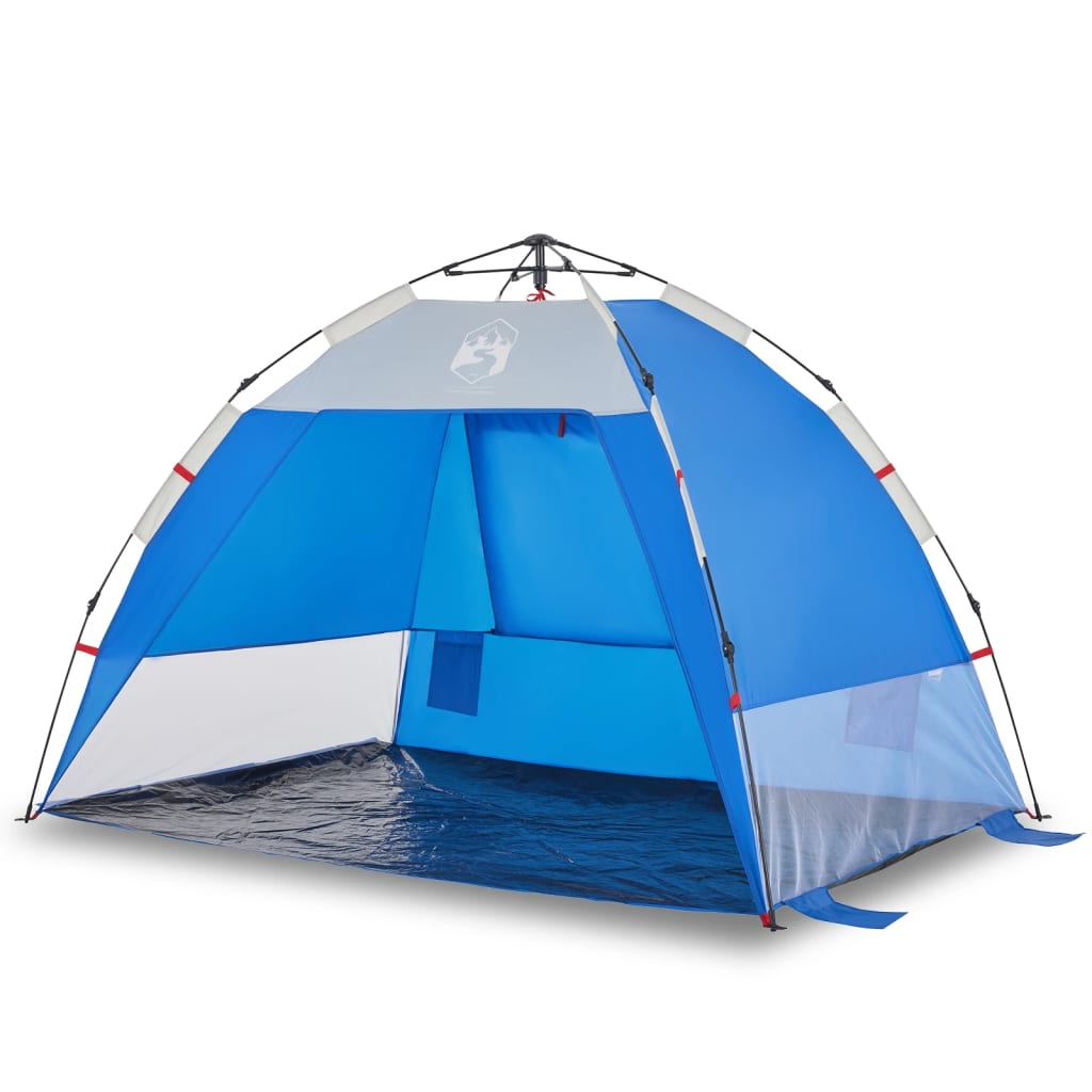 Beach Tent 2-Person Azure Blue Quick Release Waterproof