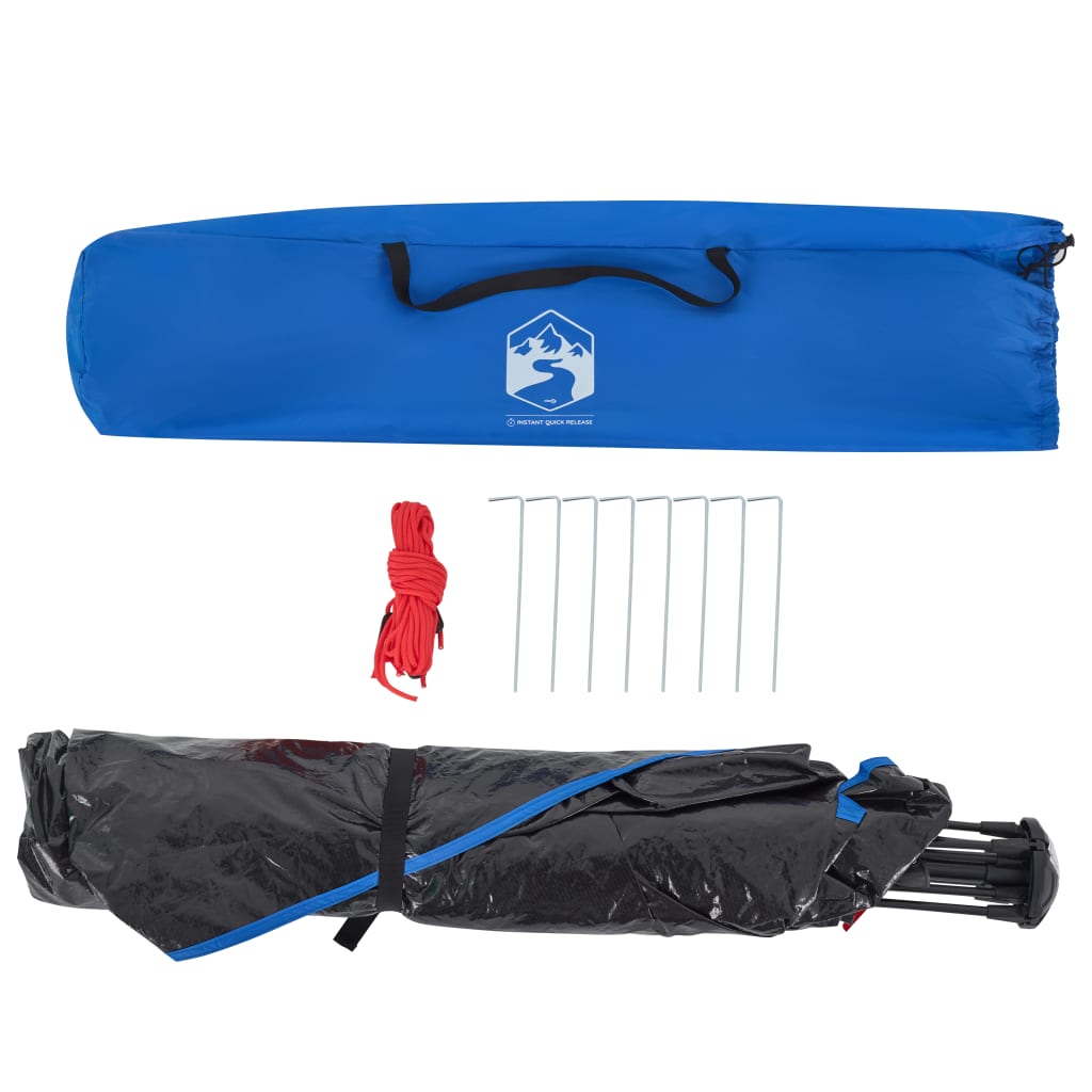 Beach Tent 2-Person Azure Blue Quick Release Waterproof