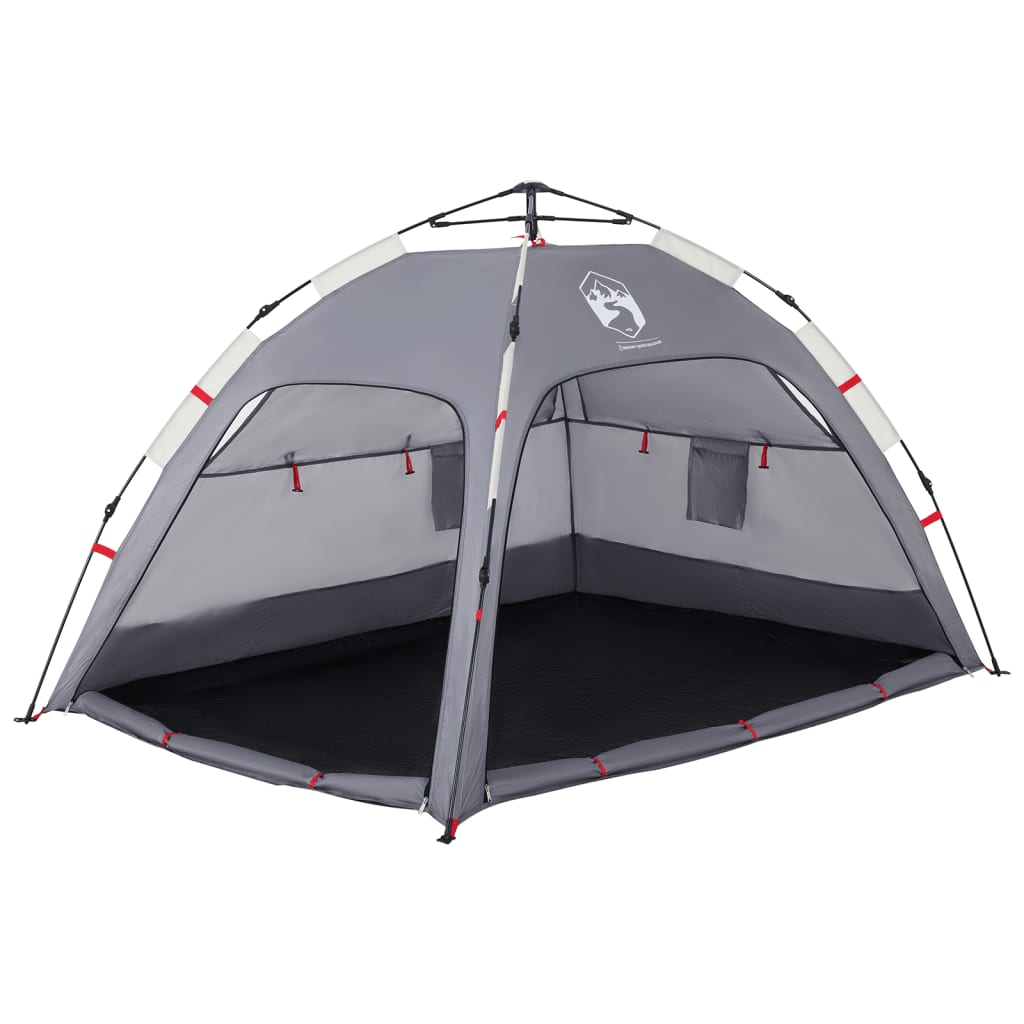 Beach Tent 2-Person Grey Quick Release Waterproof