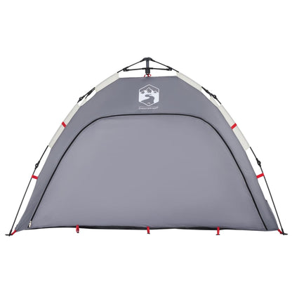 Beach Tent 2-Person Grey Quick Release Waterproof