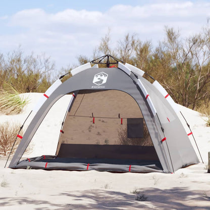 Beach Tent 2-Person Grey Quick Release Waterproof