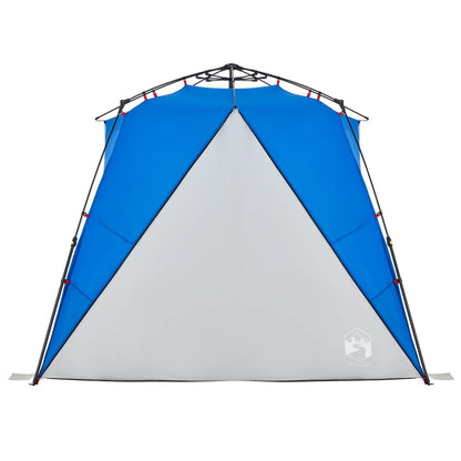 Beach Tent 4-Person Azure Blue Quick Release Waterproof