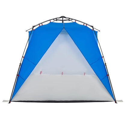 Beach Tent 4-Person Azure Blue Quick Release Waterproof