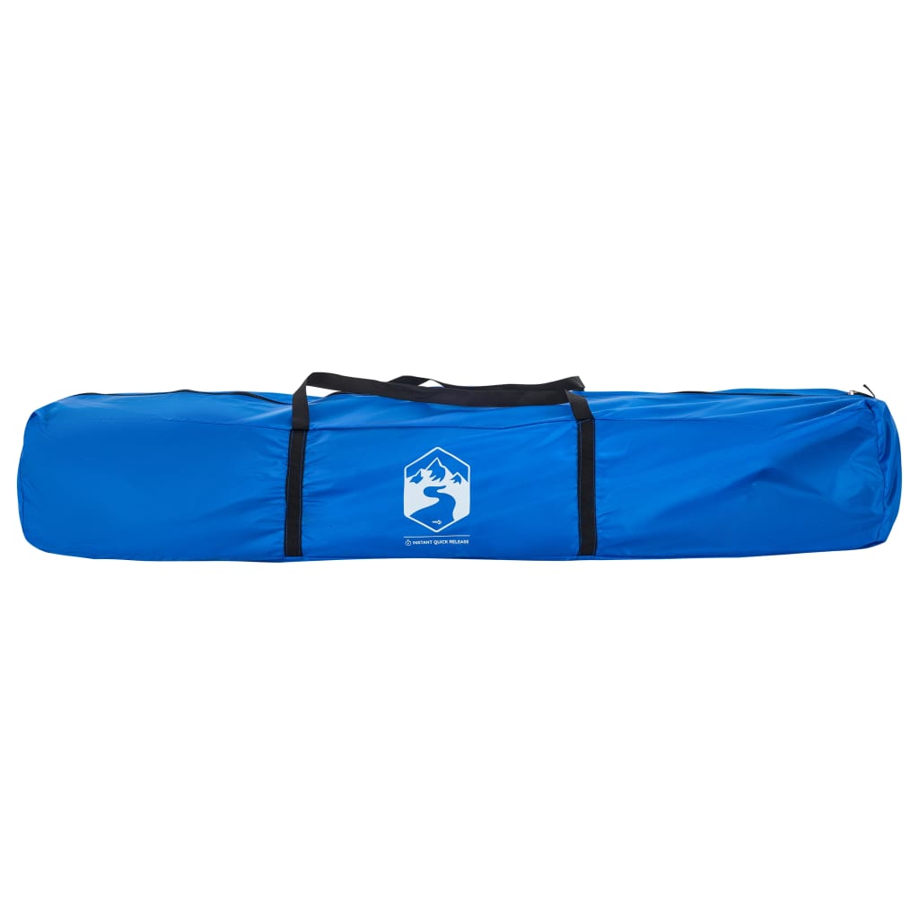 Beach Tent 4-Person Azure Blue Quick Release Waterproof