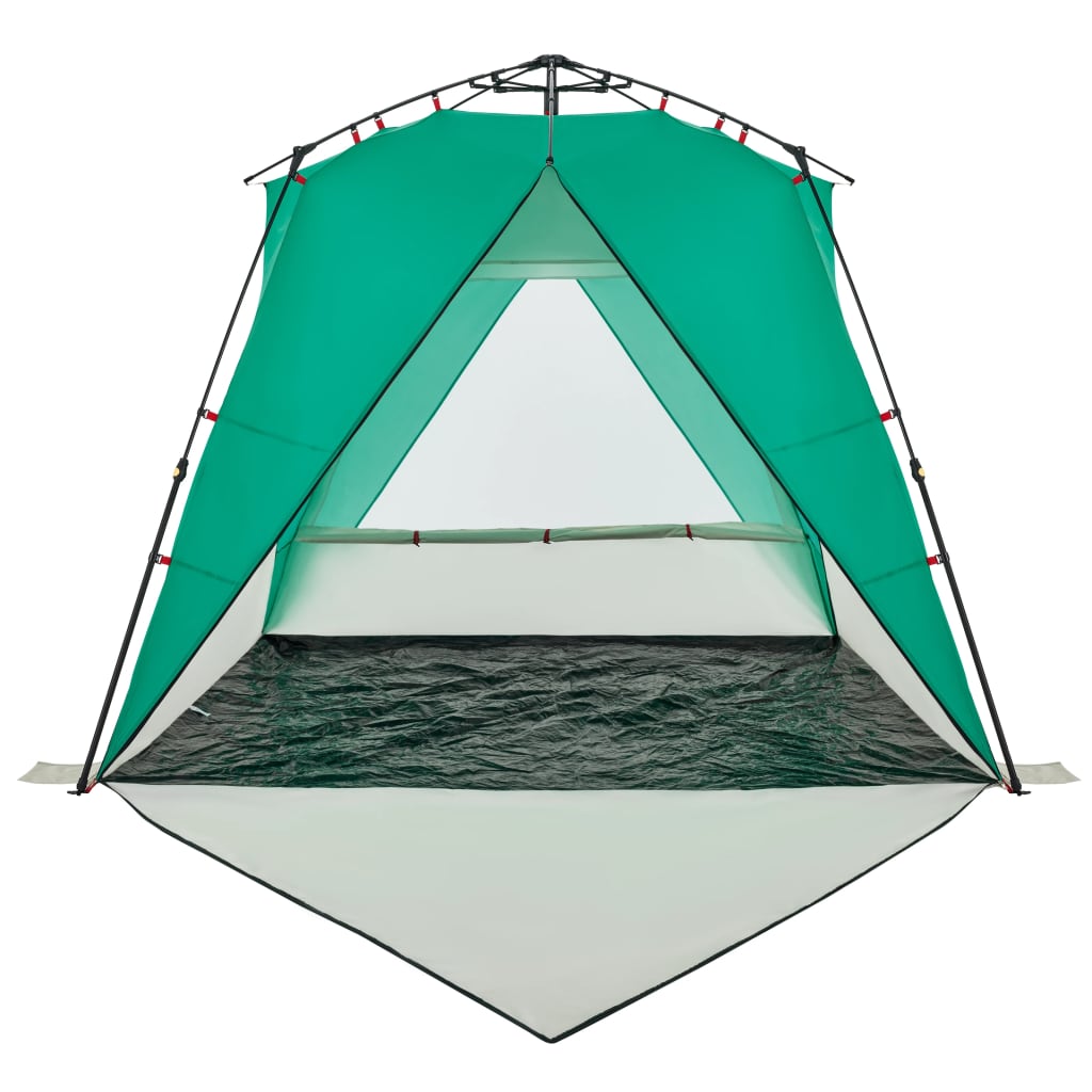 Beach Tent 4-Person Sea Green Quick Release Waterproof