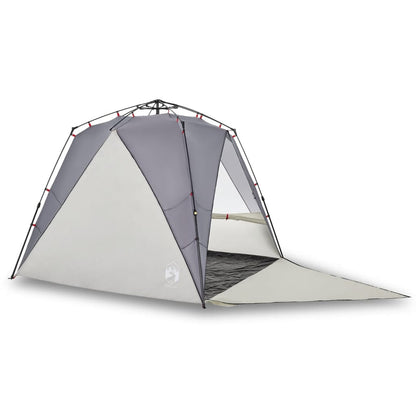 Beach Tent 4-Person Grey Quick Release Waterproof