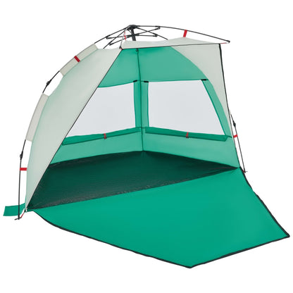 Beach Tent 2-Person Sea Green Quick Release Waterproof