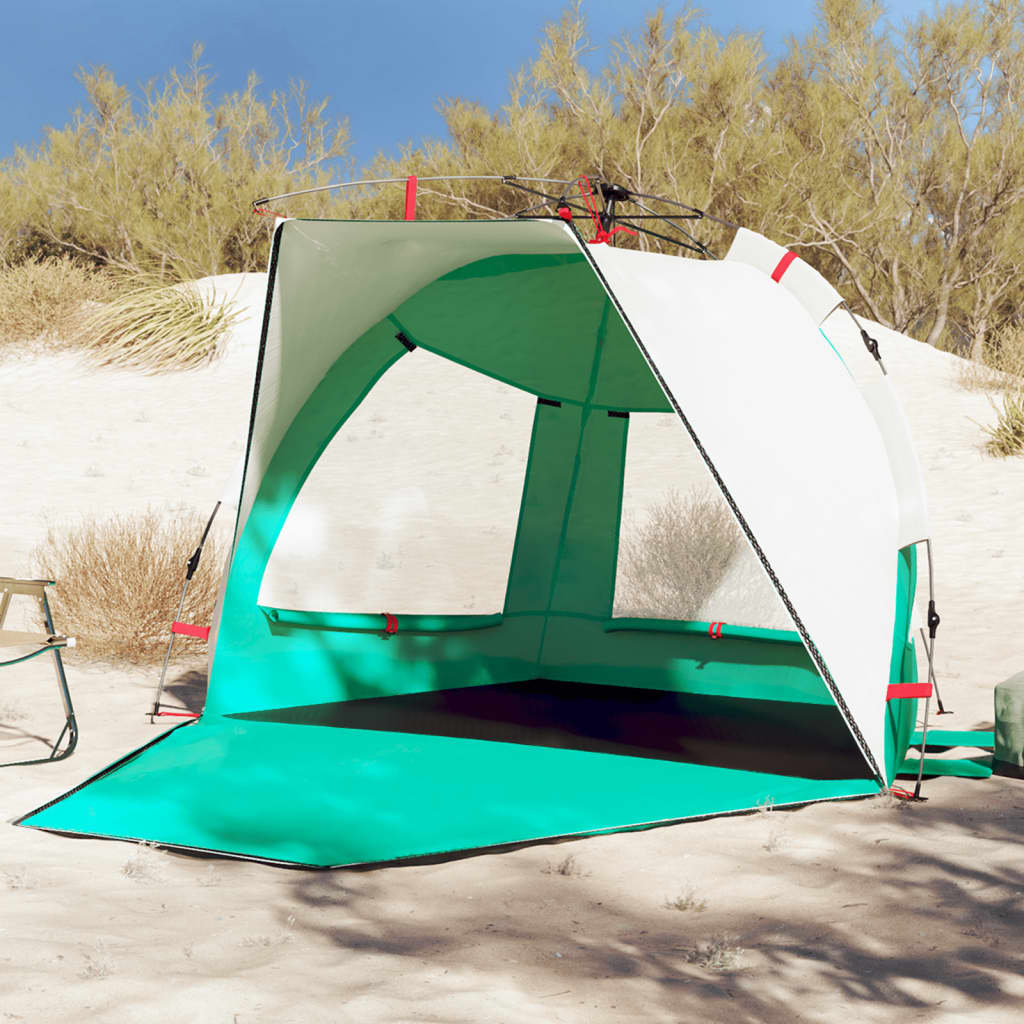 Beach Tent 2-Person Sea Green Quick Release Waterproof