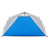 Beach Tent 3-Person Azure Blue Quick Release Waterproof
