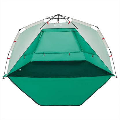 Beach Tent 3-Person Sea Green Quick Release Waterproof