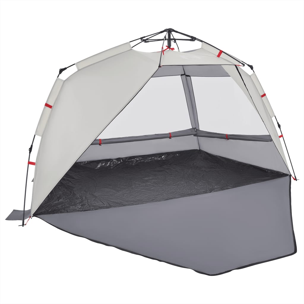 Beach Tent 3-Person Grey Quick Release Waterproof