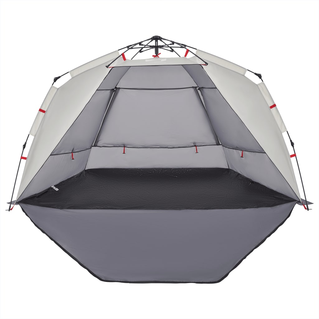 Beach Tent 3-Person Grey Quick Release Waterproof