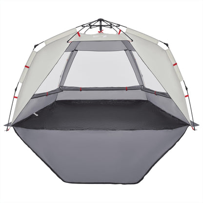 Beach Tent 3-Person Grey Quick Release Waterproof