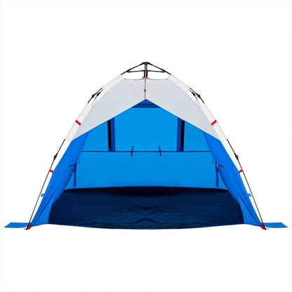 Beach Tent 3-Person Azure Blue Quick Release Waterproof