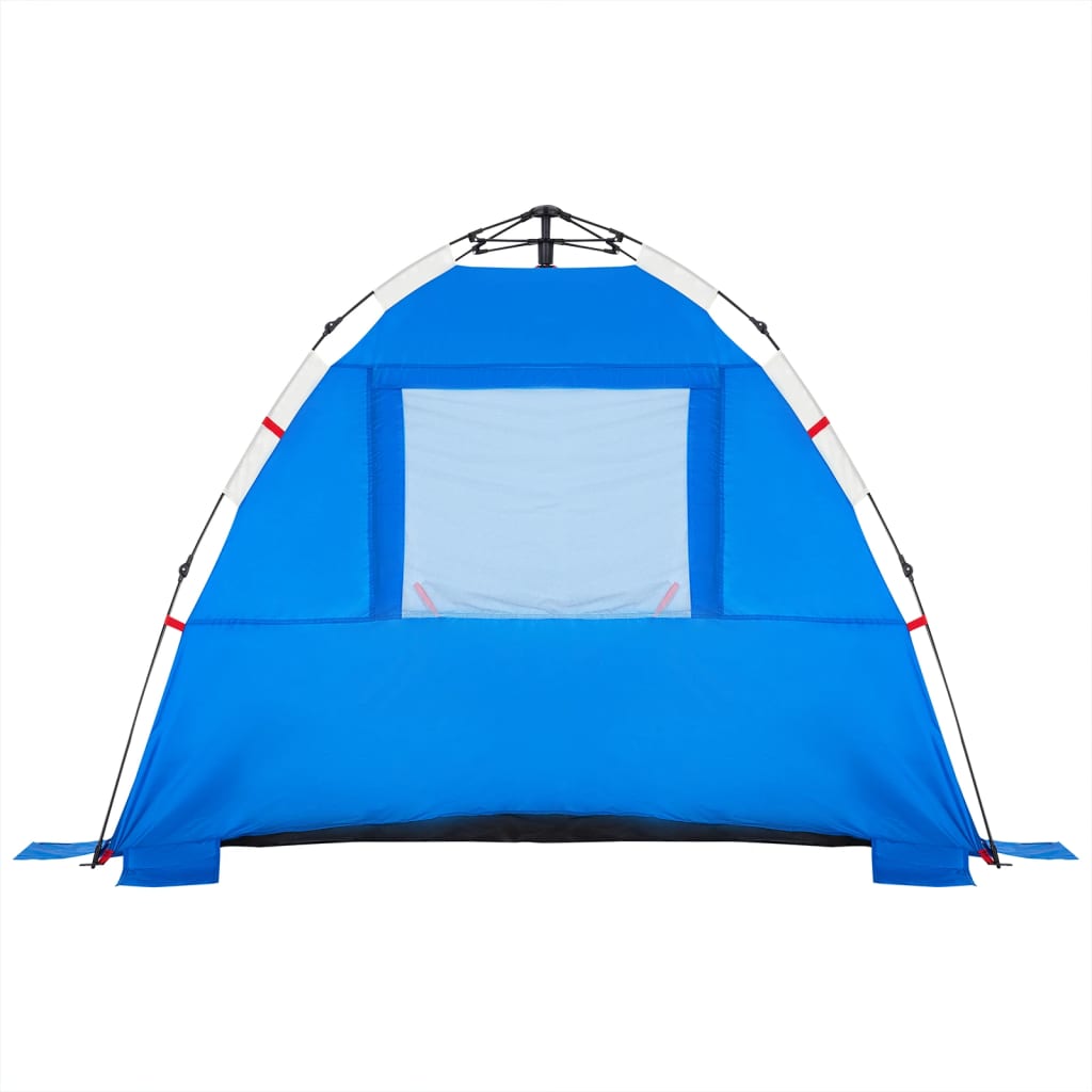 Beach Tent 3-Person Azure Blue Quick Release Waterproof