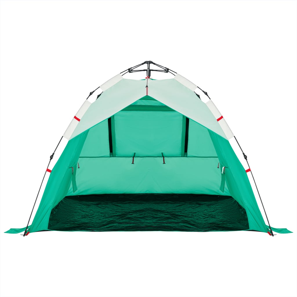 Beach Tent 3-Person Sea Green Quick Release Waterproof