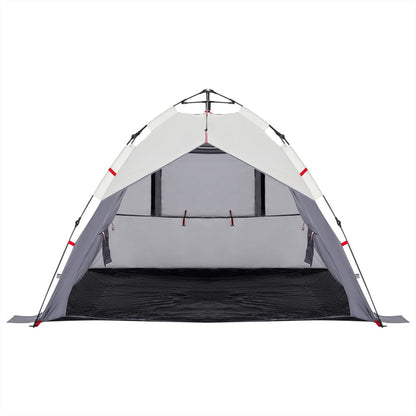 Beach Tent 3-Person Grey Quick Release Waterproof