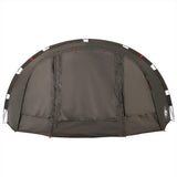 Fishing Tent 4-Person Brown Waterproof