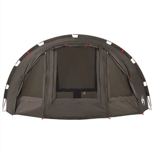 Fishing Tent 4-Person Brown Waterproof