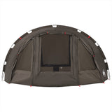 Fishing Tent 4-Person Brown Waterproof