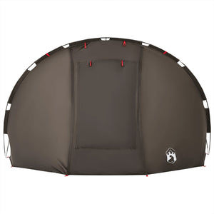 Fishing Tent 5-Person Brown Waterproof