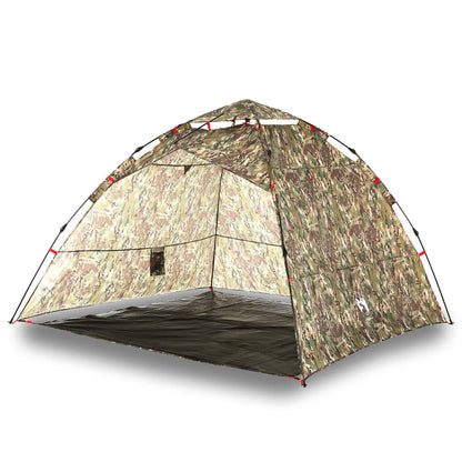 Fishing Tent 4-Person Camouflage Quick Release