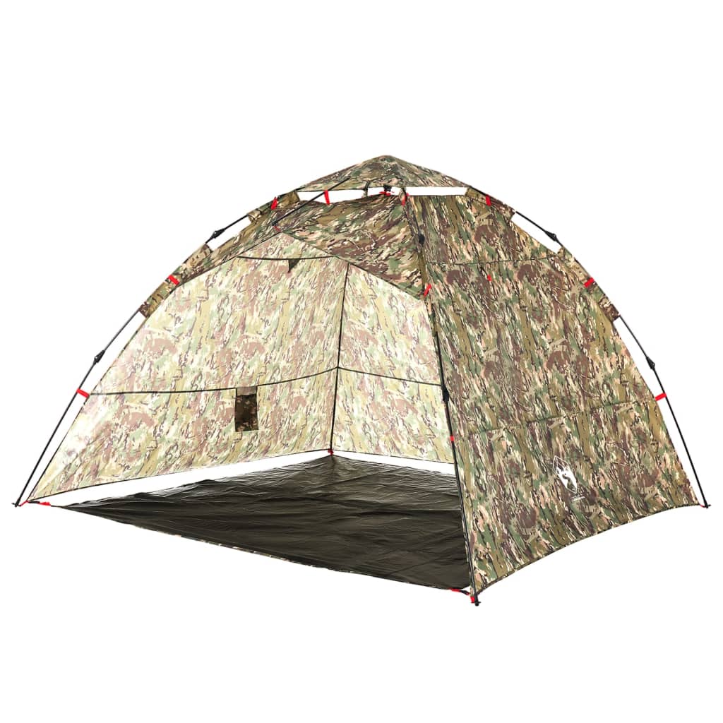 Fishing Tent 4-Person Camouflage Quick Release