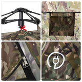 Fishing Tent 4-Person Camouflage Quick Release