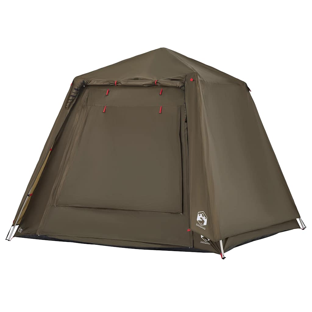Fishing Tent 4-Person Olive Green Quick Release