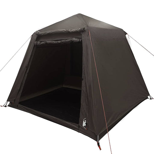 Fishing Tent 4-Person Brown Quick Release