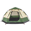 Camping Tent Cabin 4-Person Green Quick Release