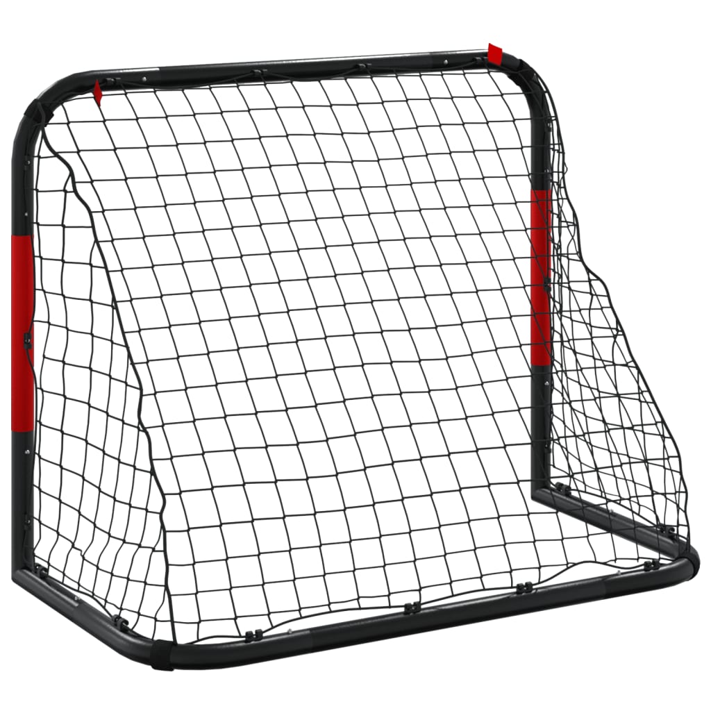 Soccer Goal with Net Red and Black 90x48x71 cm Steel