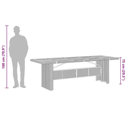 Garden Dining Set | Black